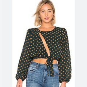 Revolve House of Harlow Polkadot Top
